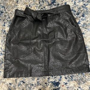 Faux Leather Skirt!!